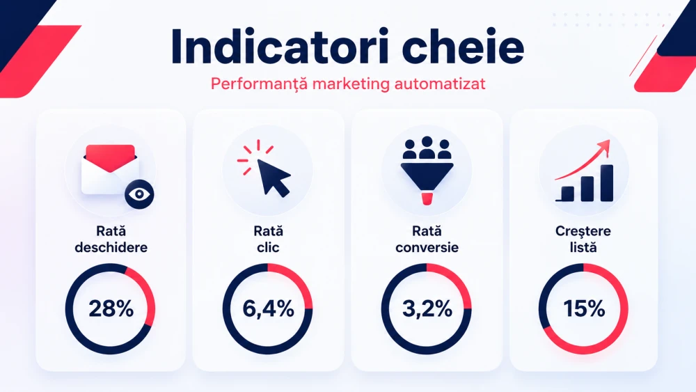Infografic: Ce indicatori esențiali trebuie urmăriți în marketingul automatizat