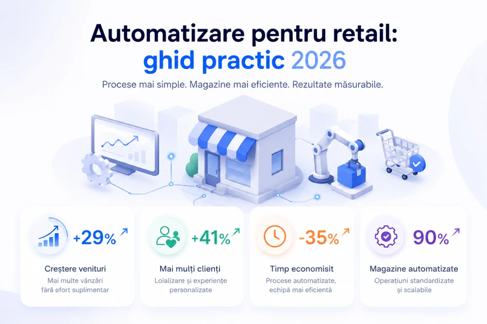 Infografic: cele mai importante rezultate și statistici din domeniul retailului automatizat