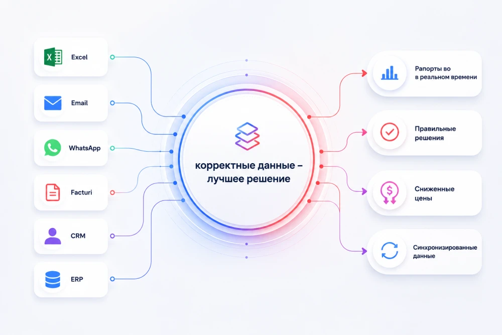 Инфографика: как бизнес может организовать и централизовать свои данные шаг за шагом