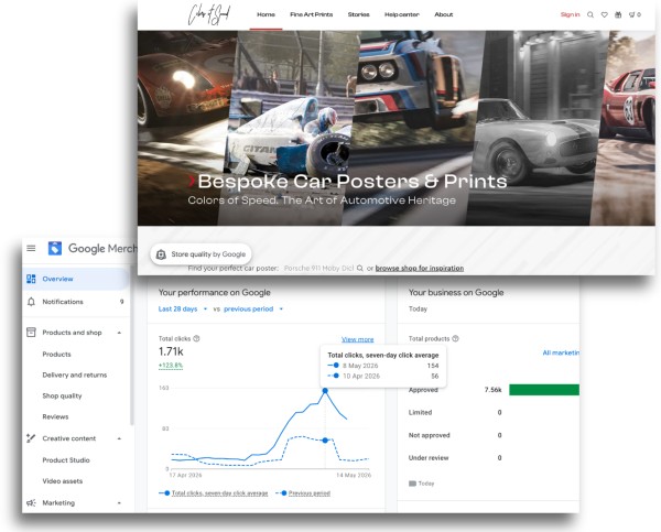 Integrare Google Merchant pentru ecommerce