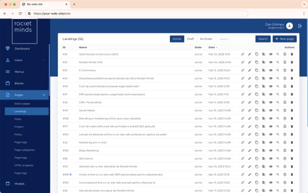 Alegerea unui CMS