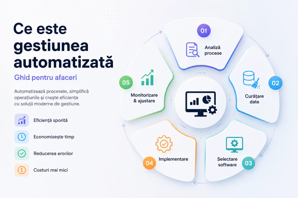 Infografic: Cum îți automatizezi ușor gestionarea afacerii tale mici
